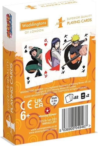 Jeu - Naruto - Jeu De 54 Cartes Naruto